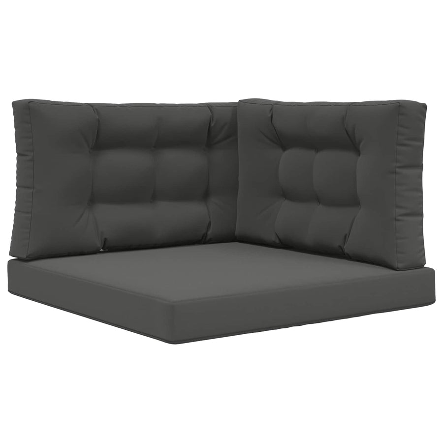 Buiten bankkussen 3 pcs Antraciet Polyester