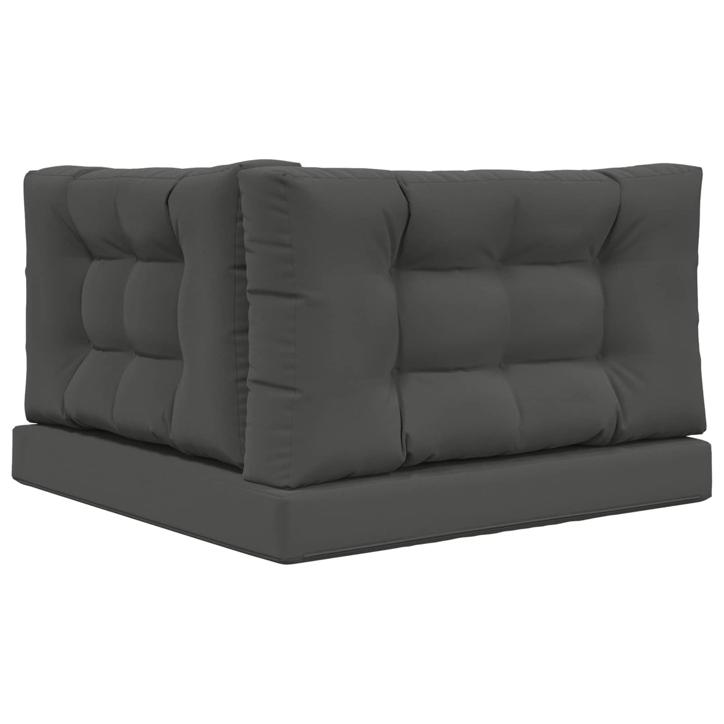 Buiten bankkussen 3 pcs Antraciet Polyester