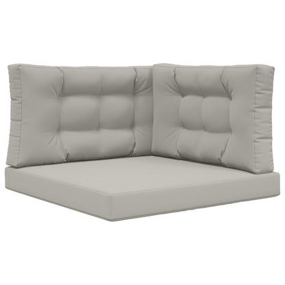 Buiten bankkussen 3 pcs Grijs Polyester