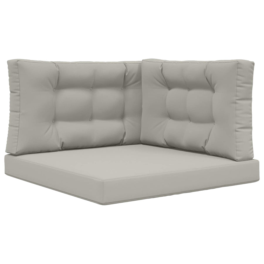 Buiten bankkussen 3 pcs Grijs Polyester