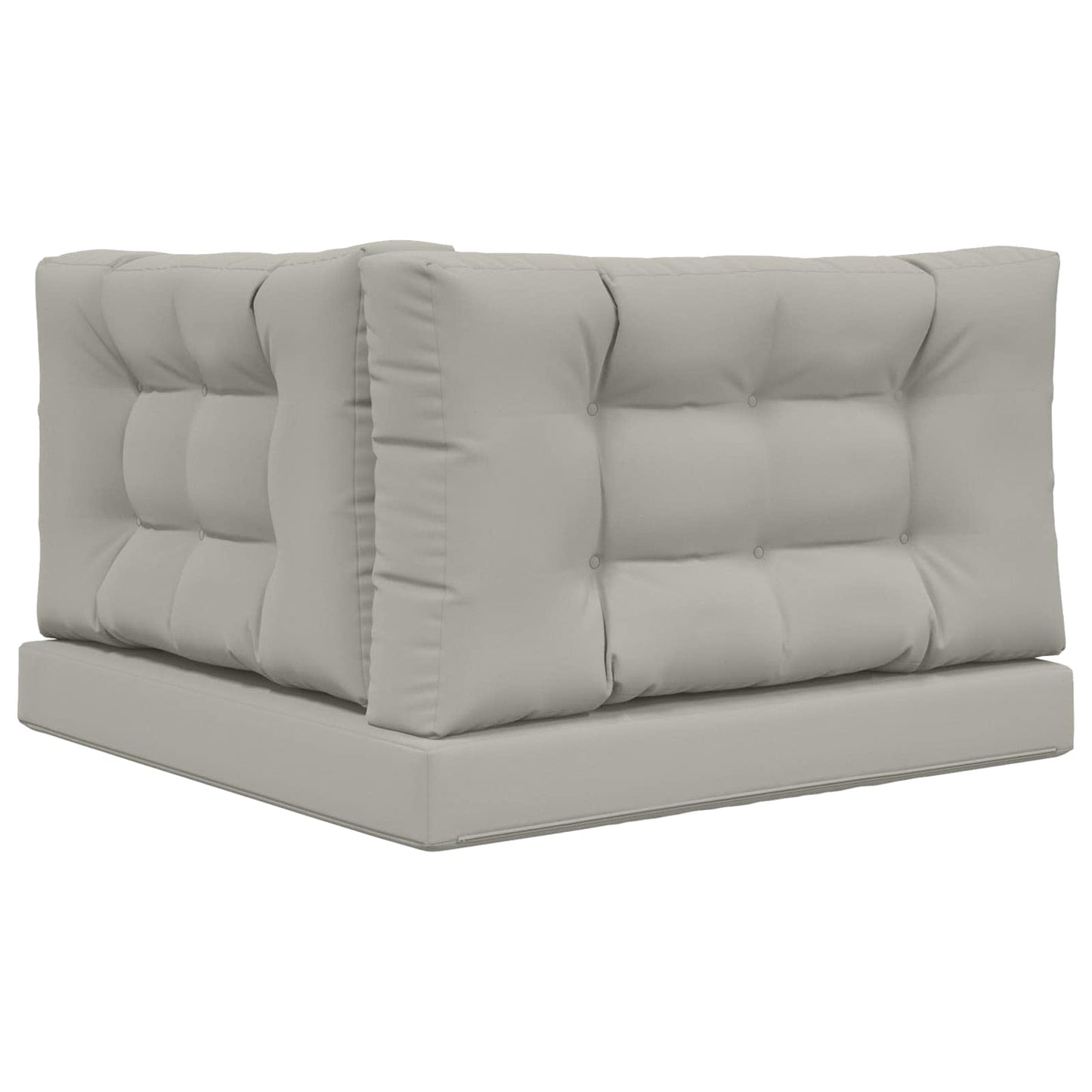 Buiten bankkussen 3 pcs Grijs Polyester