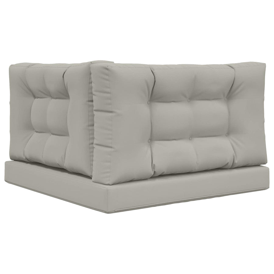 Buiten bankkussen 3 pcs Grijs Polyester