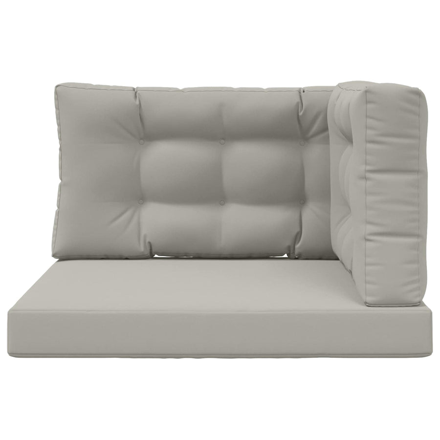 Buiten bankkussen 3 pcs Grijs Polyester