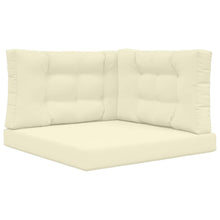 Buiten bankkussen 3 pcs Crème Polyester