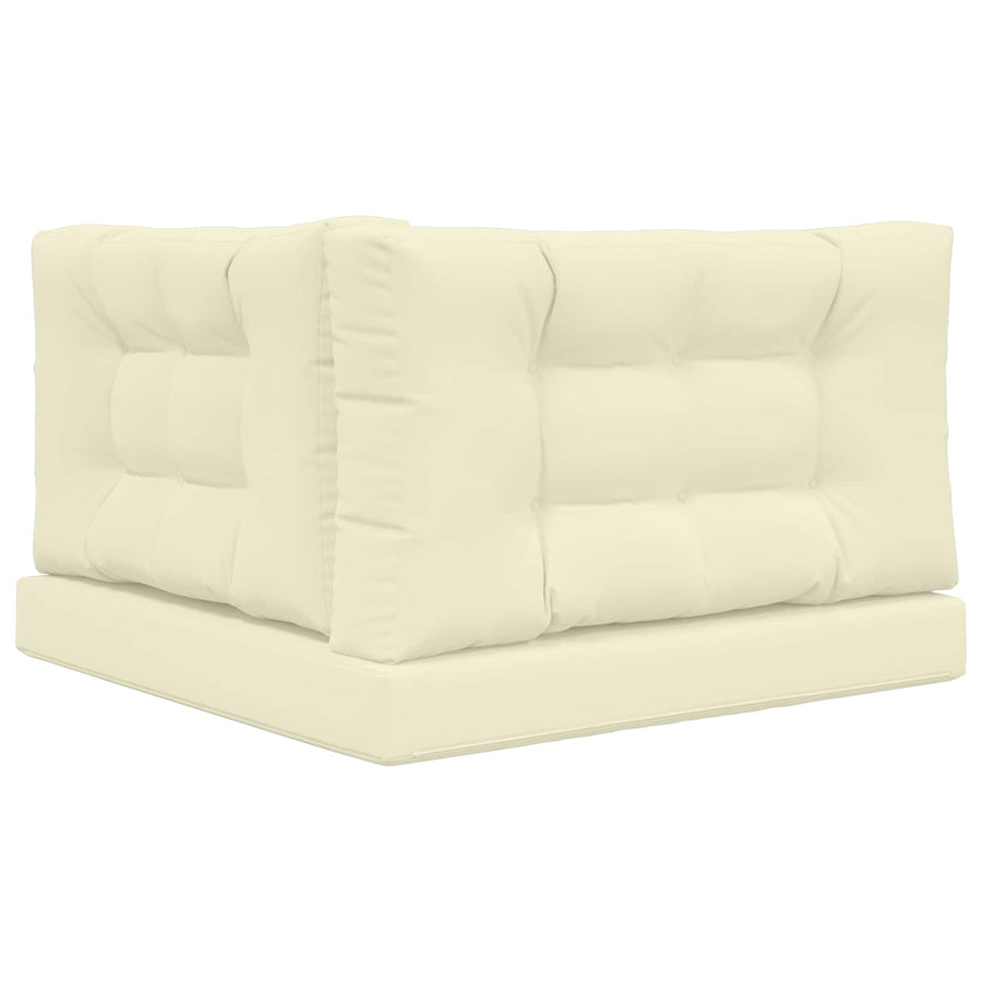 Buiten bankkussen 3 pcs Crème Polyester