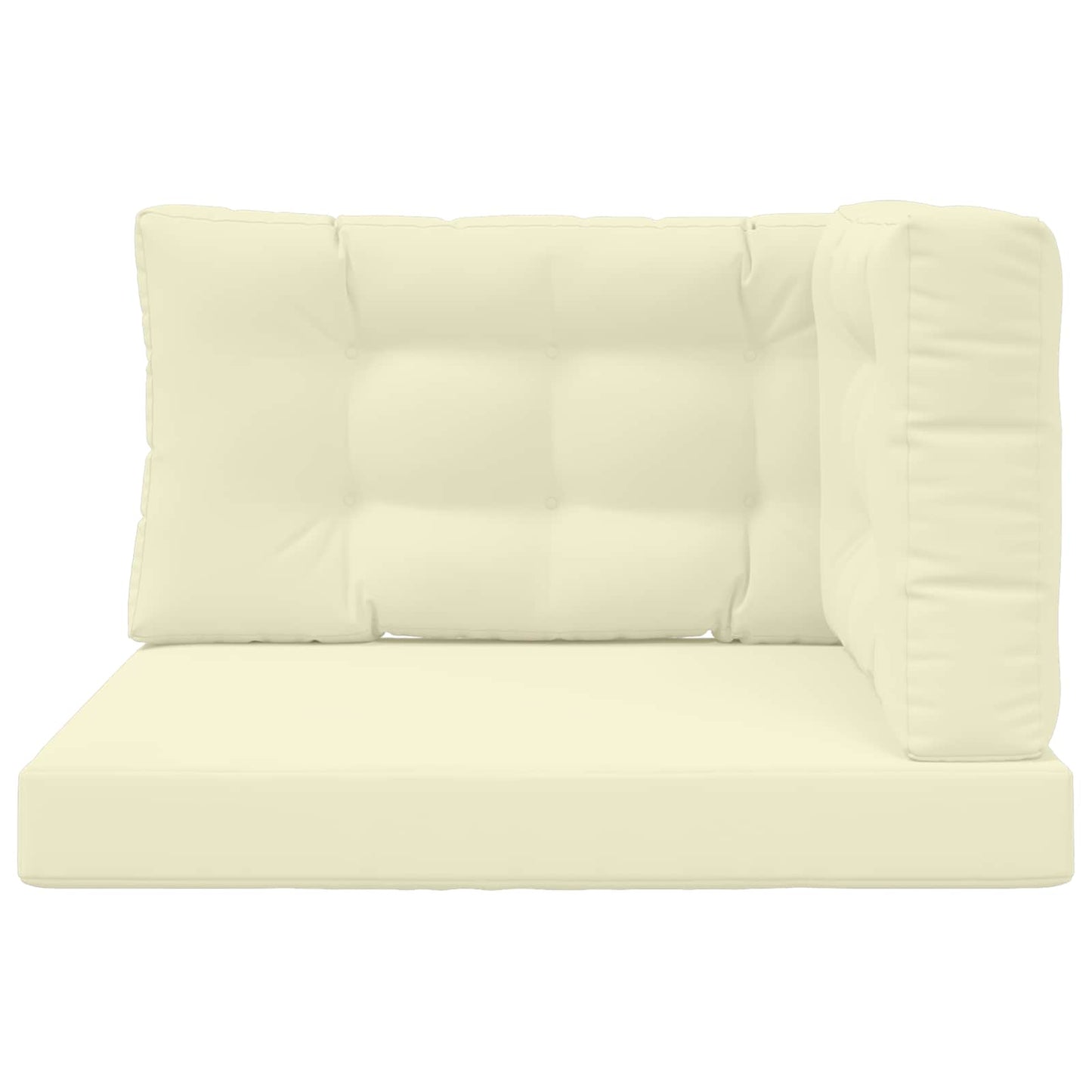 Buiten bankkussen 3 pcs Crème Polyester