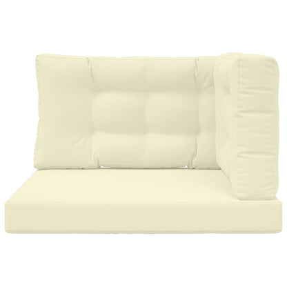Buiten bankkussen 3 pcs Crème Polyester