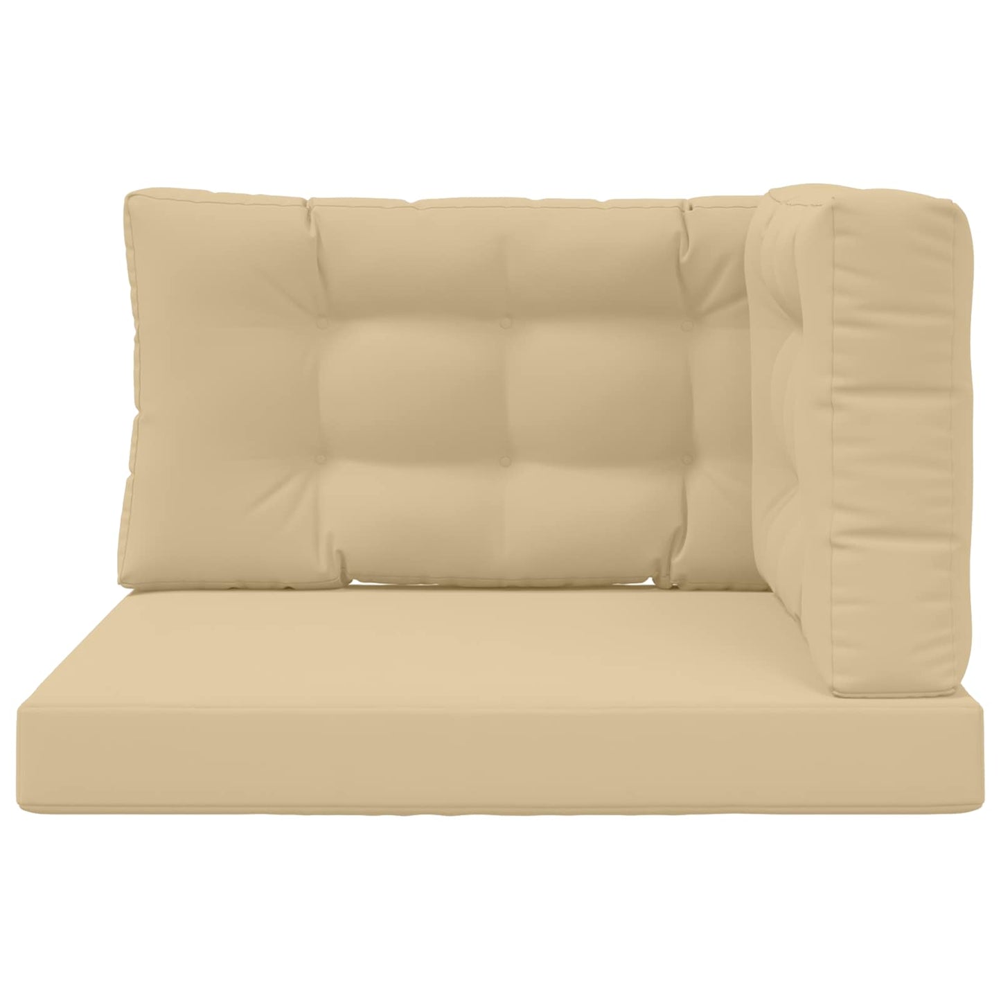 Buiten bankkussen 3 pcs Beige Polyester