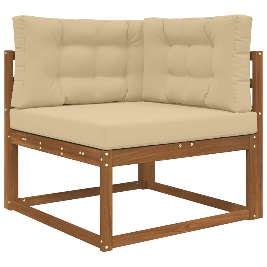 Buiten bankkussen 3 pcs Beige Polyester