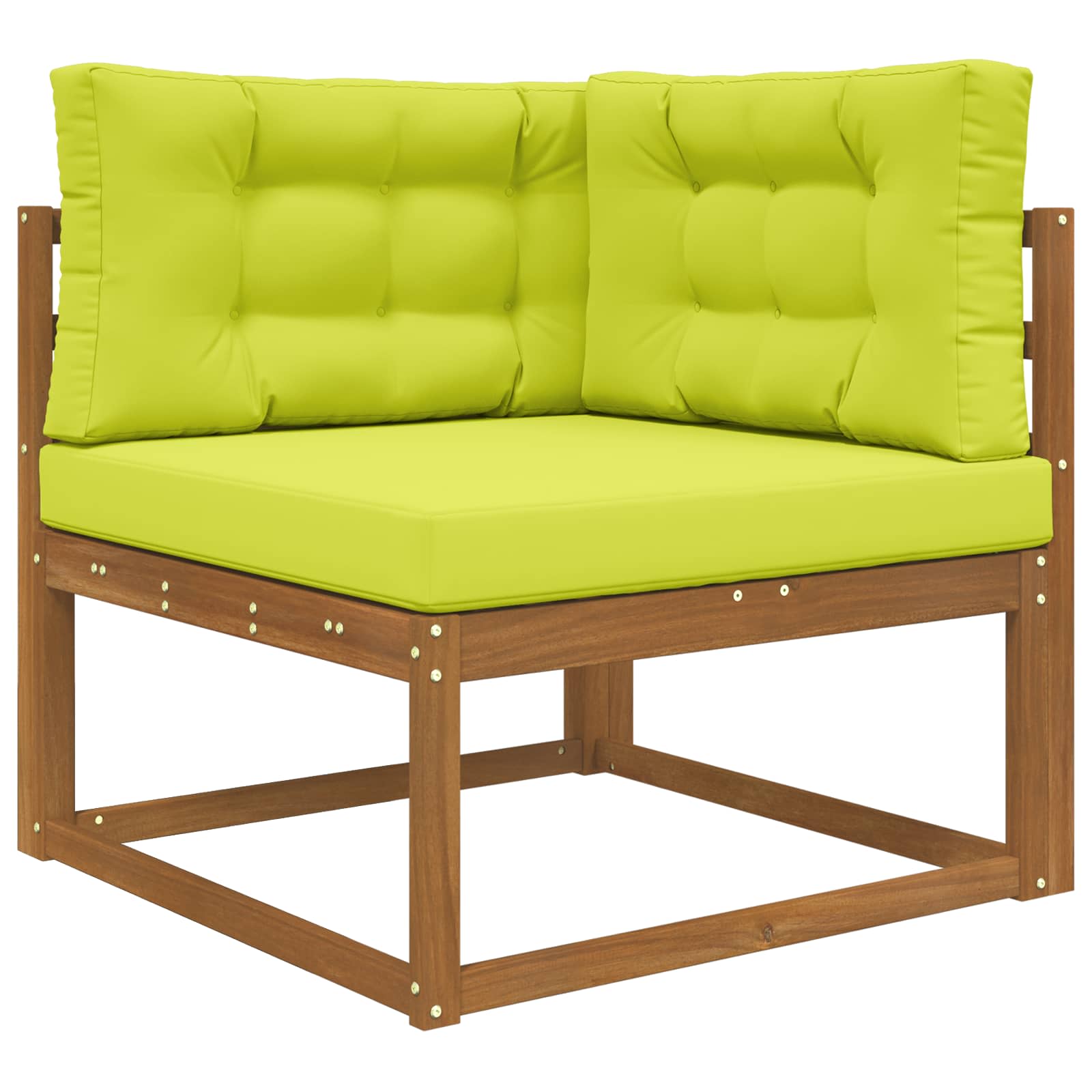 Buiten bankkussen 3 pcs Groen Polyester