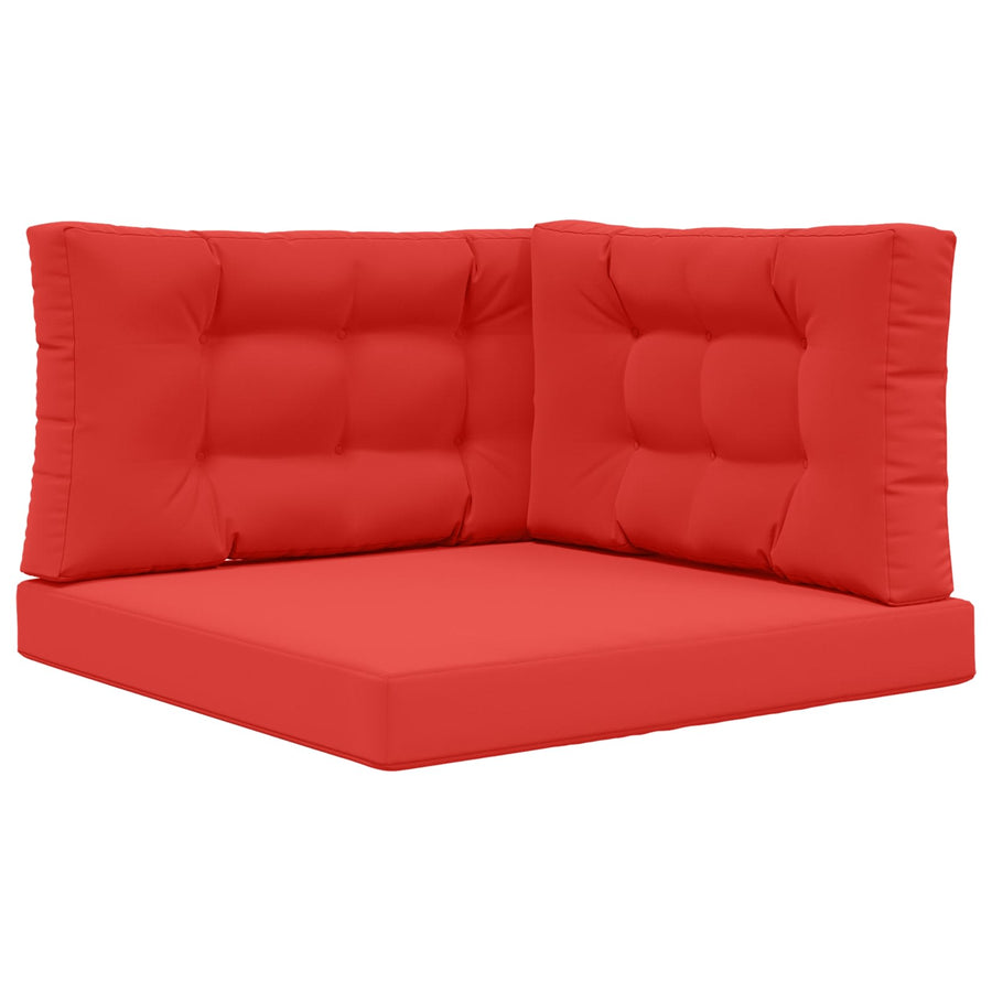 Buiten bankkussen 3 pcs Rood Polyester