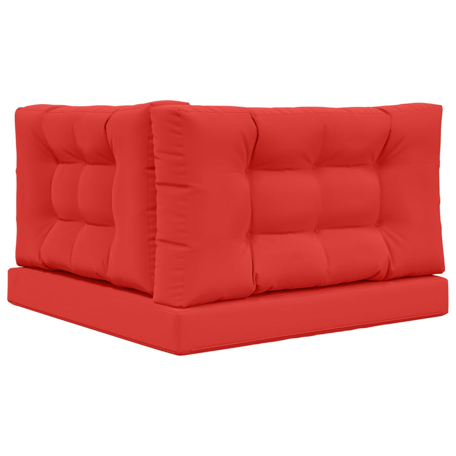 Buiten bankkussen 3 pcs Rood Polyester
