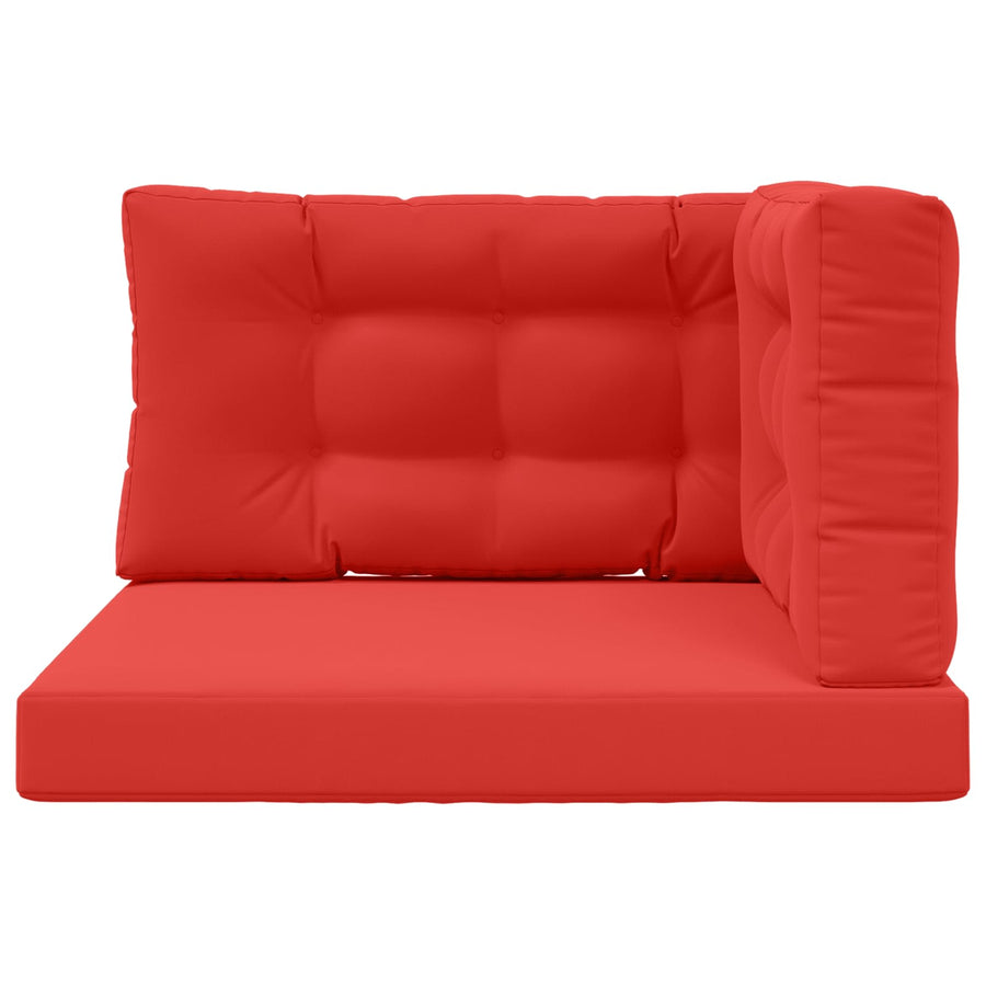 Buiten bankkussen 3 pcs Rood Polyester