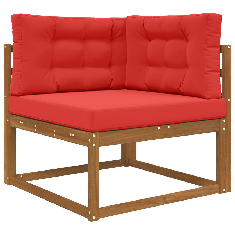Buiten bankkussen 3 pcs Rood Polyester