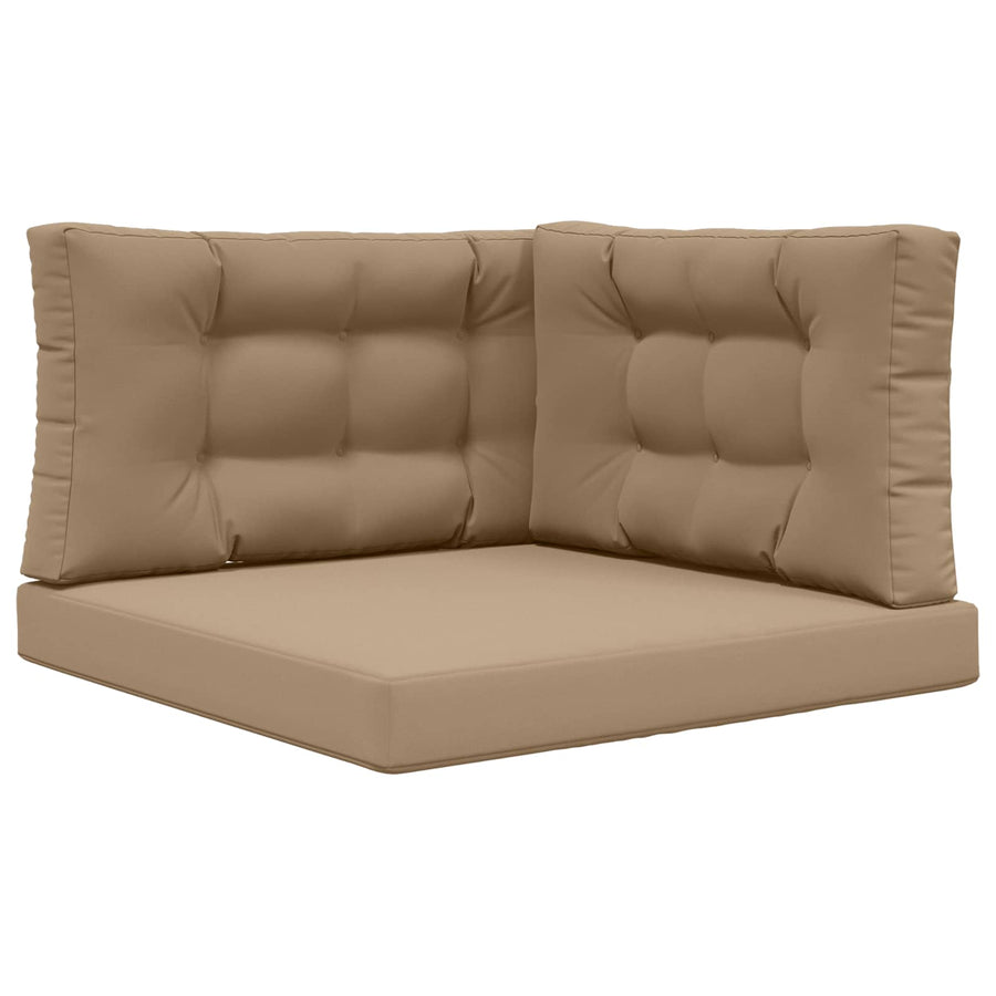 Buiten bankkussen 3 pcs Taupe Polyester