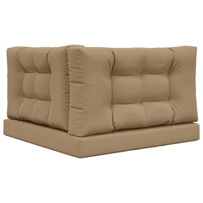 Buiten bankkussen 3 pcs Taupe Polyester