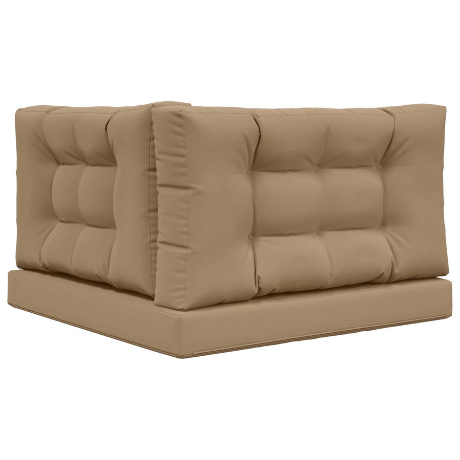 Buiten bankkussen 3 pcs Taupe Polyester