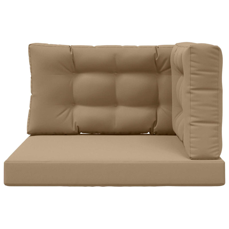 Buiten bankkussen 3 pcs Taupe Polyester