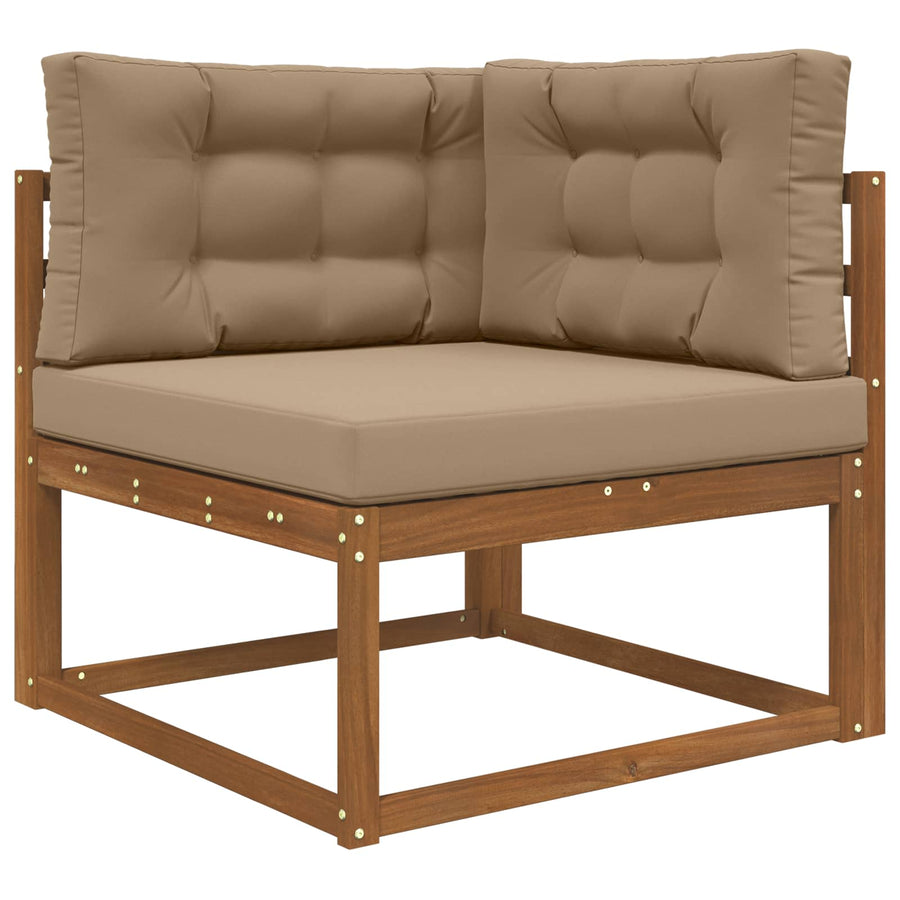 Buiten bankkussen 3 pcs Taupe Polyester