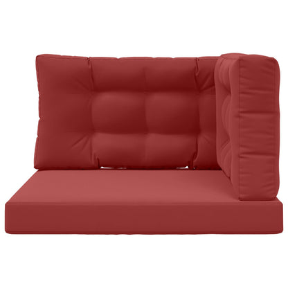 Buiten bankkussen 3 pcs Wijnrood Polyester