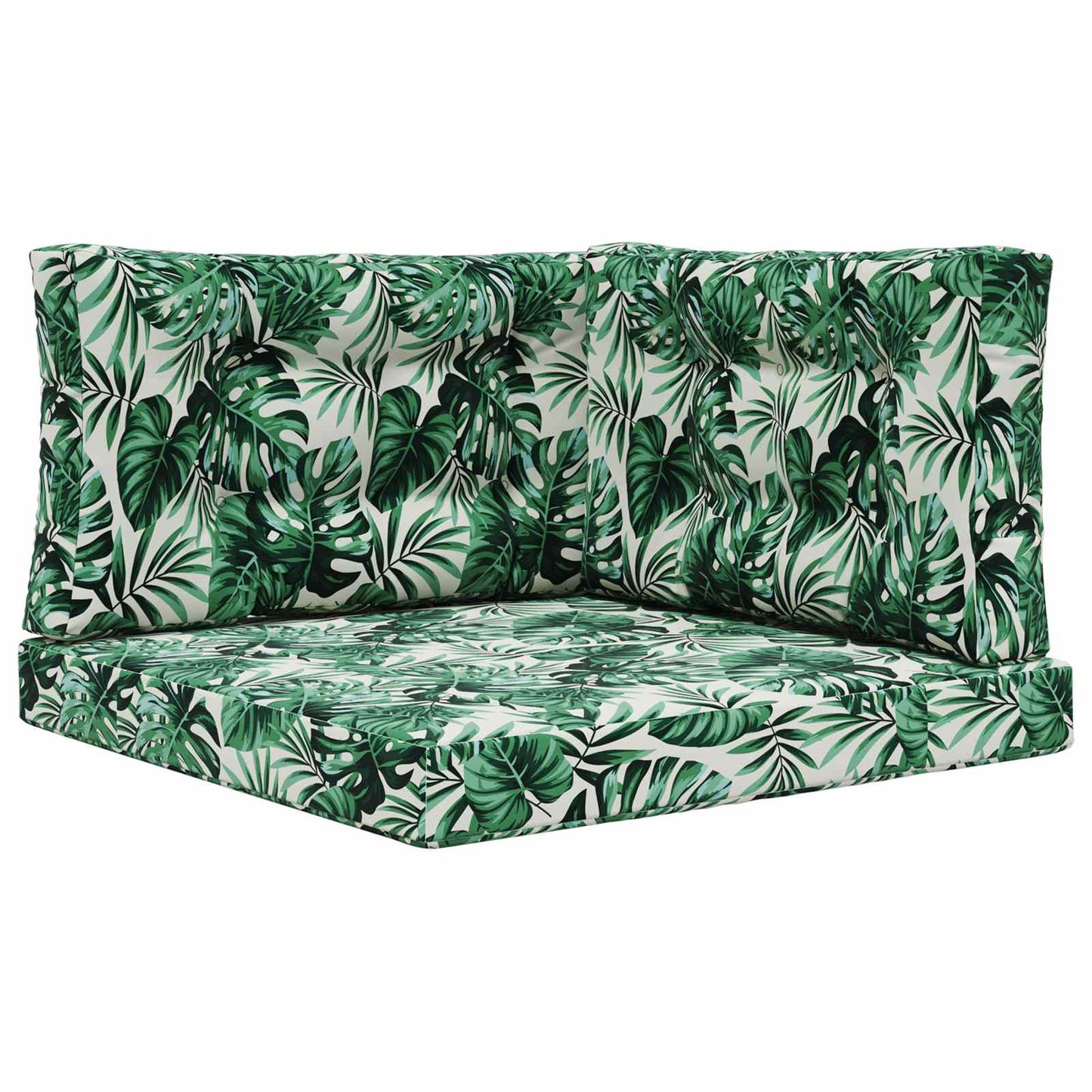 Buiten bankkussen 3 pcs Bladpatroon Polyester