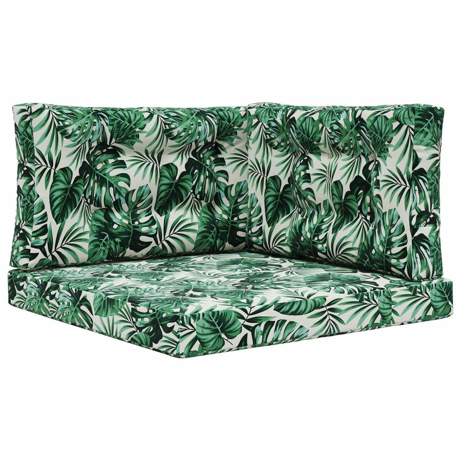 Buiten bankkussen 3 pcs Bladpatroon Polyester