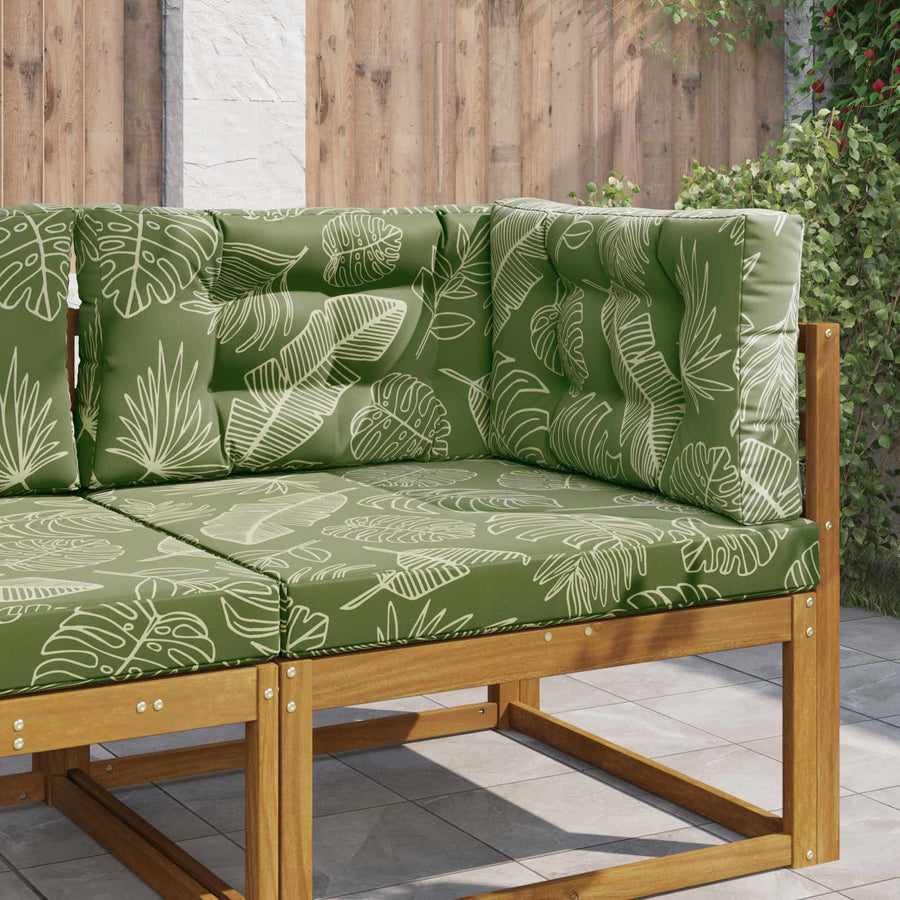 Buiten bankkussen 3 pcs Bladontwerp Polyester
