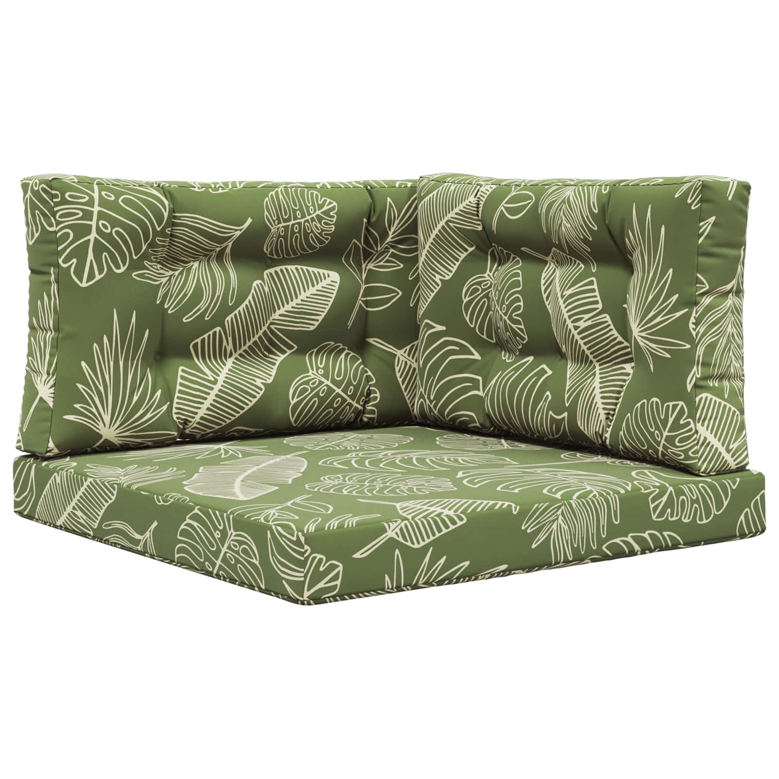 Buiten bankkussen 3 pcs Bladontwerp Polyester
