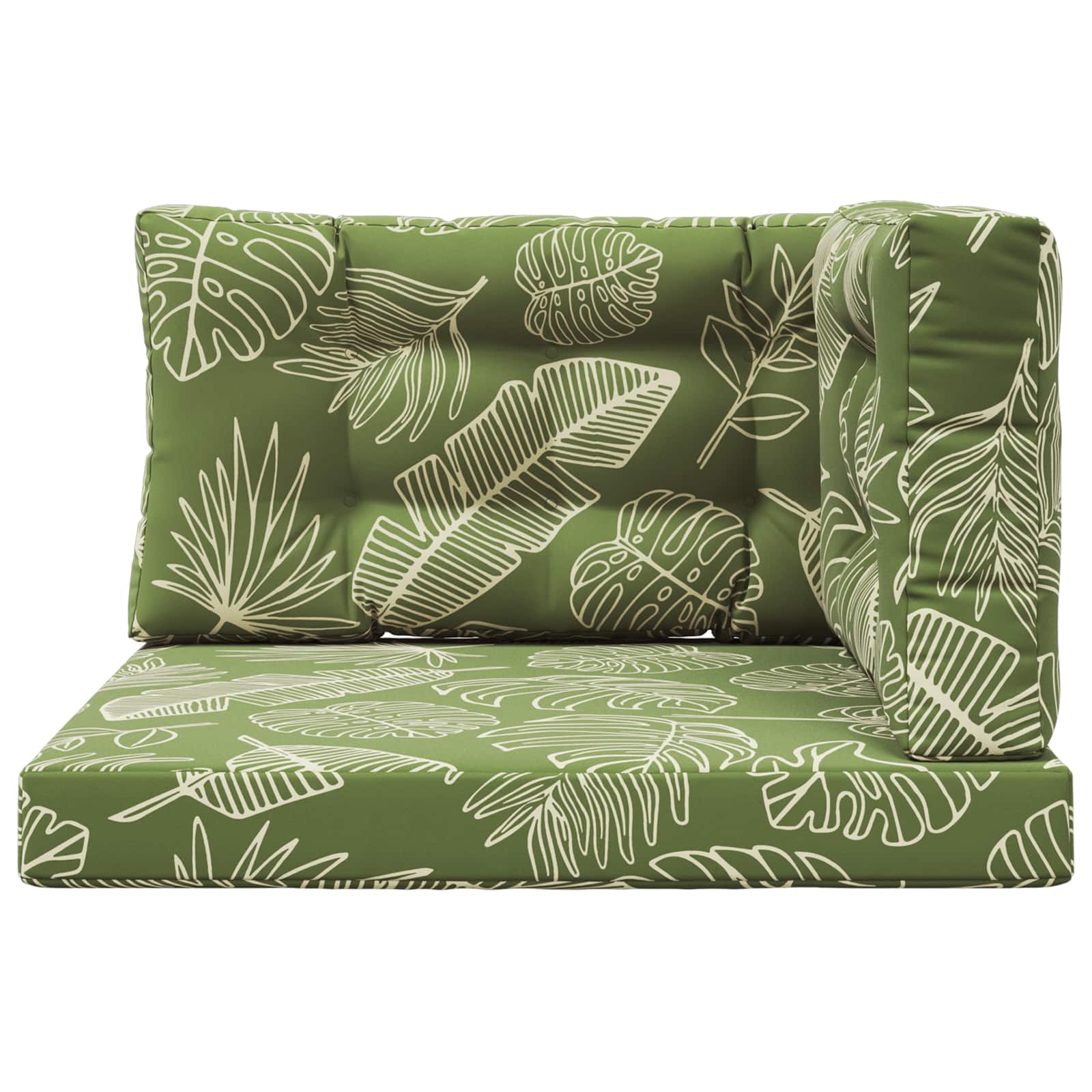 Buiten bankkussen 3 pcs Bladontwerp Polyester