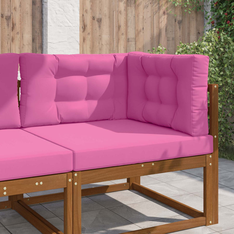 Buiten bankkussen 3 pcs Roze Polyester