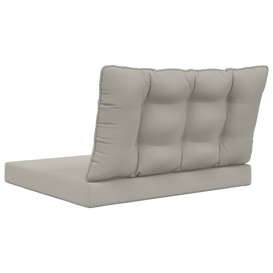 Buiten bankkussen 2 pcs Grijs Polyester
