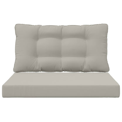 Buiten bankkussen 2 pcs Grijs Polyester
