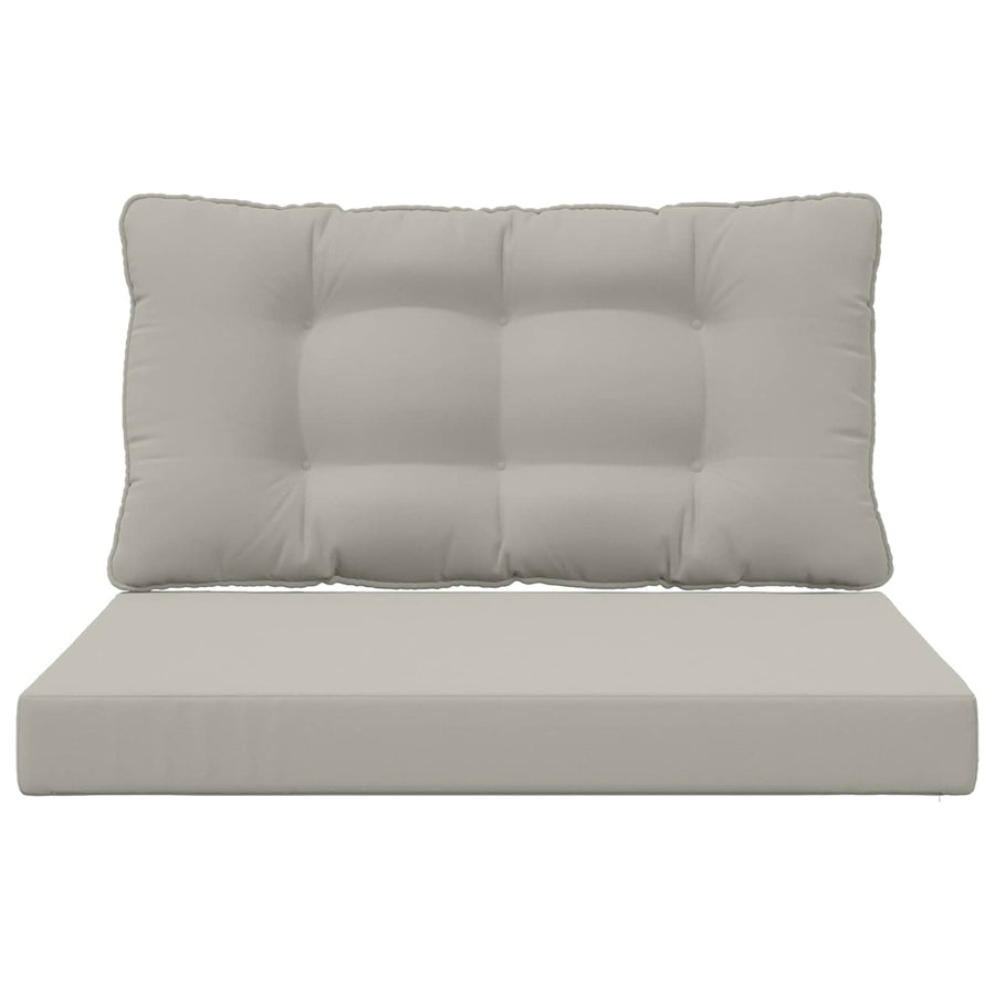Buiten bankkussen 2 pcs Grijs Polyester