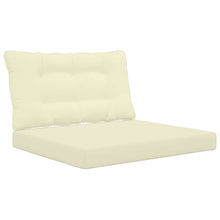 Buiten bankkussen 2 pcs Crème Polyester