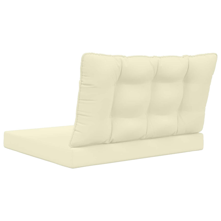 Buiten bankkussen 2 pcs Crème Polyester