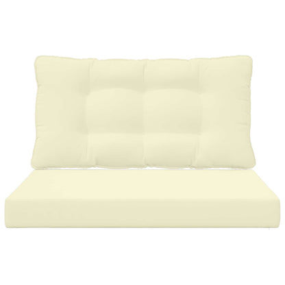Buiten bankkussen 2 pcs Crème Polyester
