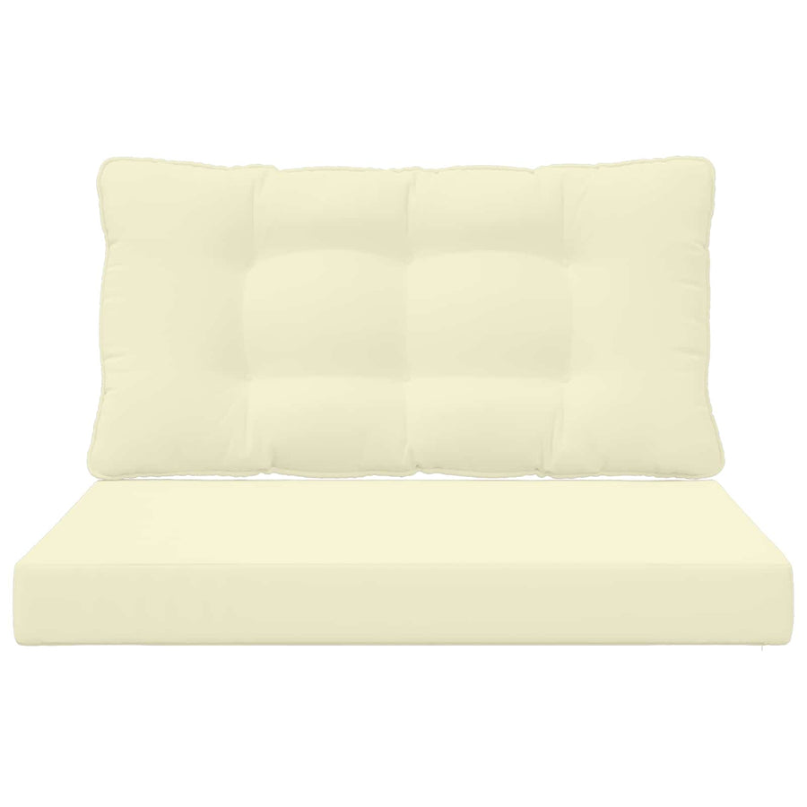 Buiten bankkussen 2 pcs Crème Polyester