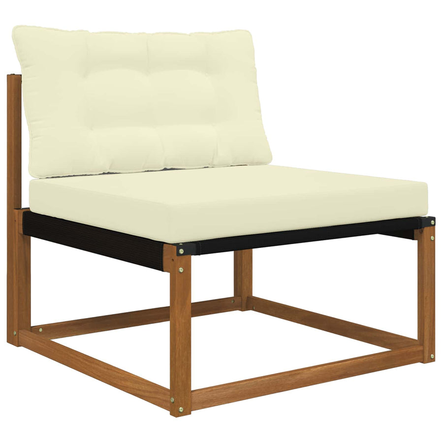 Buiten bankkussen 2 pcs Crème Polyester