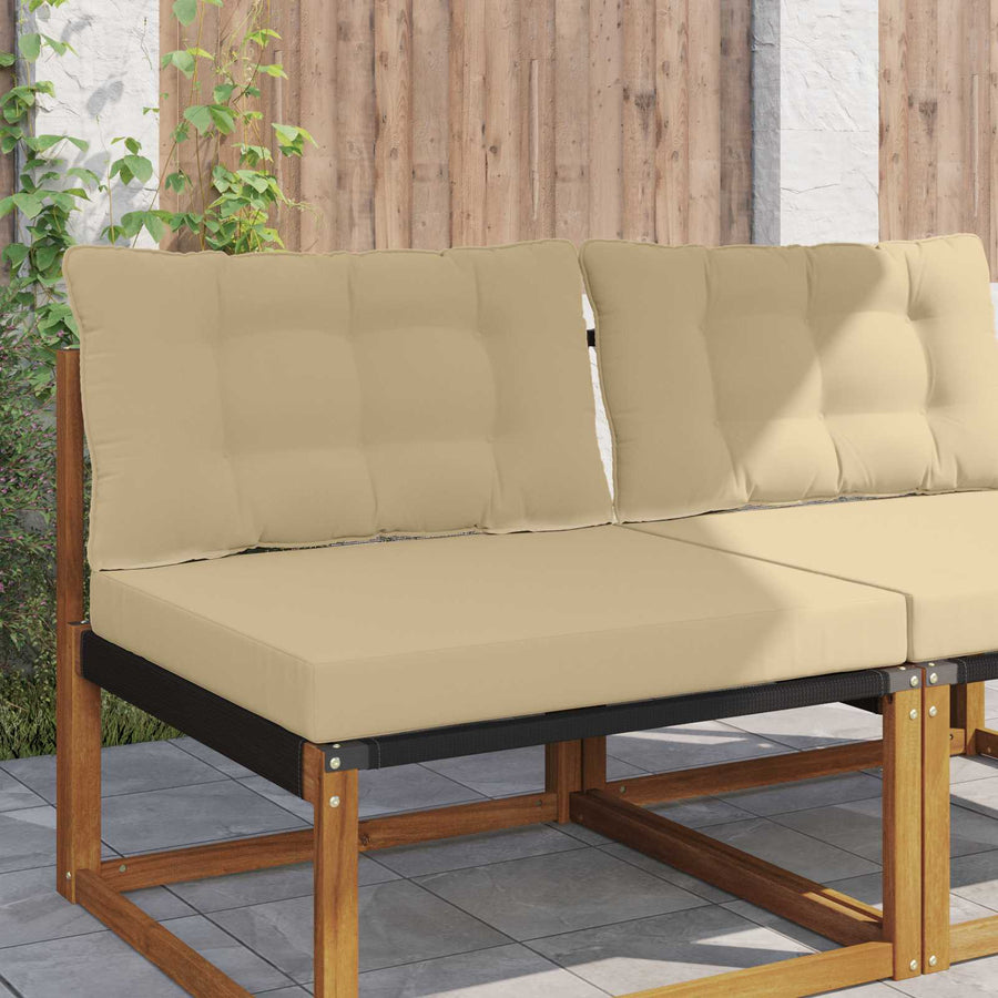 Buiten bankkussen 2 pcs Beige Polyester