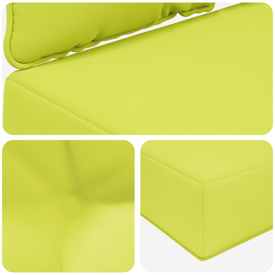 Buiten bankkussen 2 pcs Groen Polyester