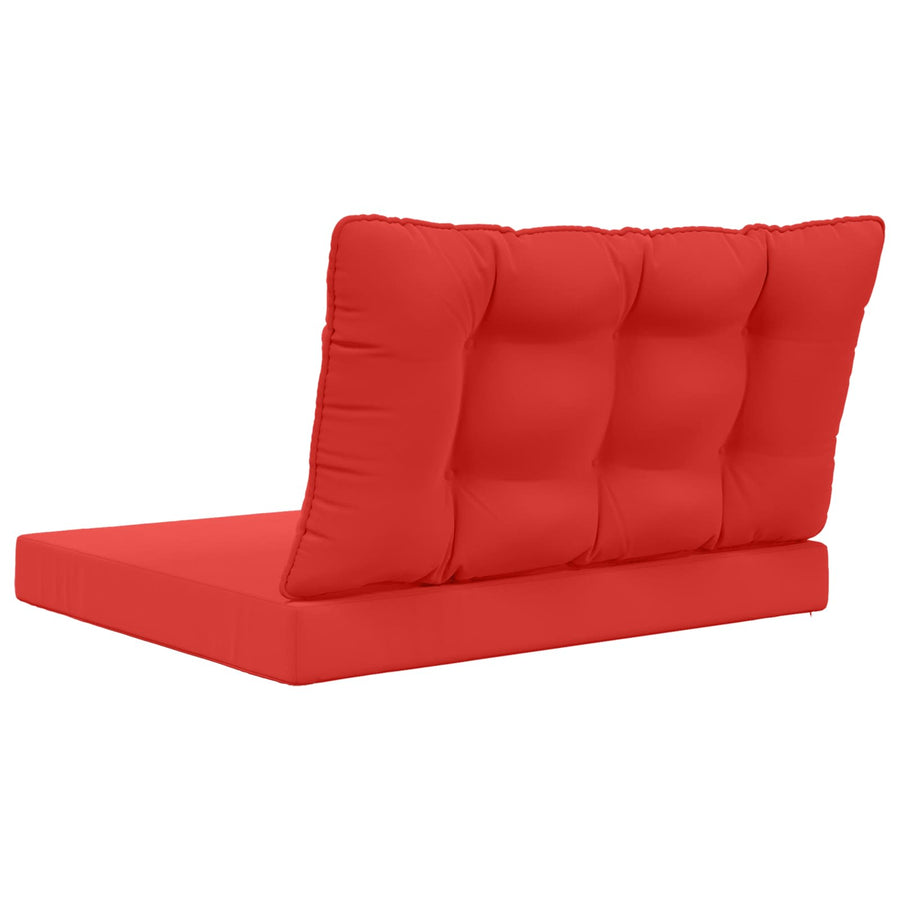 Buiten bankkussen 2 pcs Rood Polyester