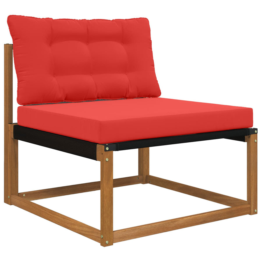 Buiten bankkussen 2 pcs Rood Polyester