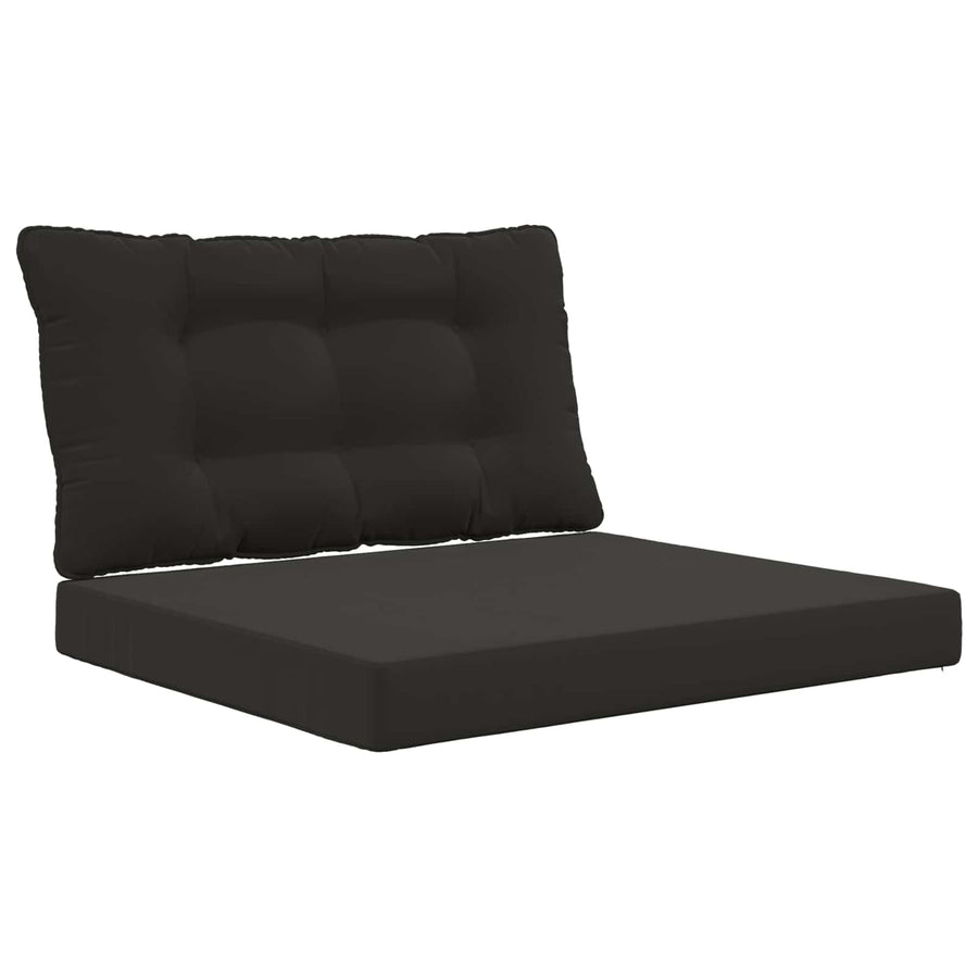 Buiten bankkussen 2 pcs Zwart Polyester