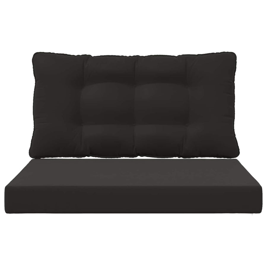 Buiten bankkussen 2 pcs Zwart Polyester
