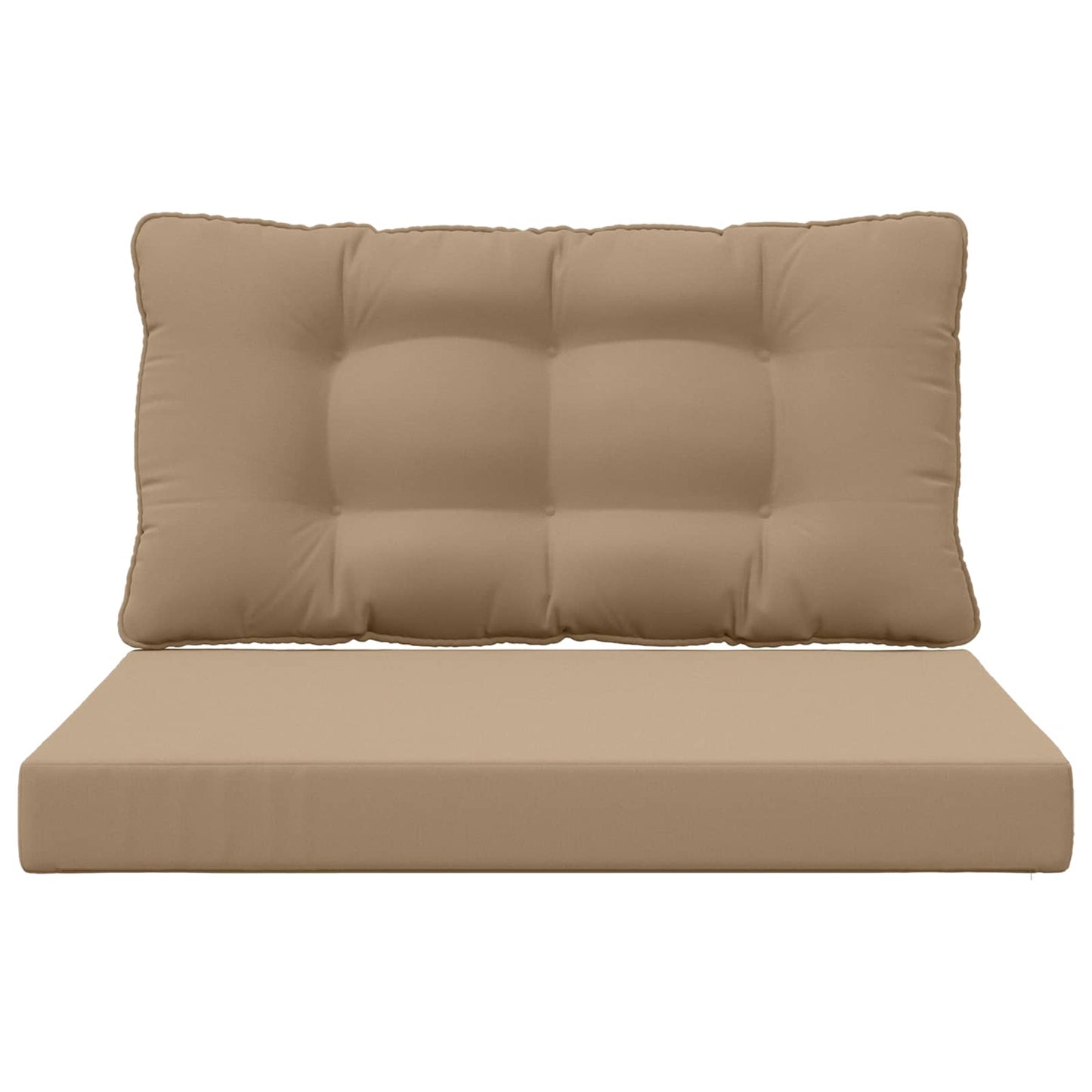 Buiten bankkussen 2 pcs Taupe Polyester