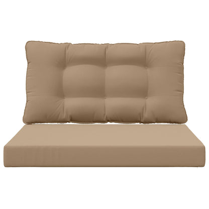 Buiten bankkussen 2 pcs Taupe Polyester