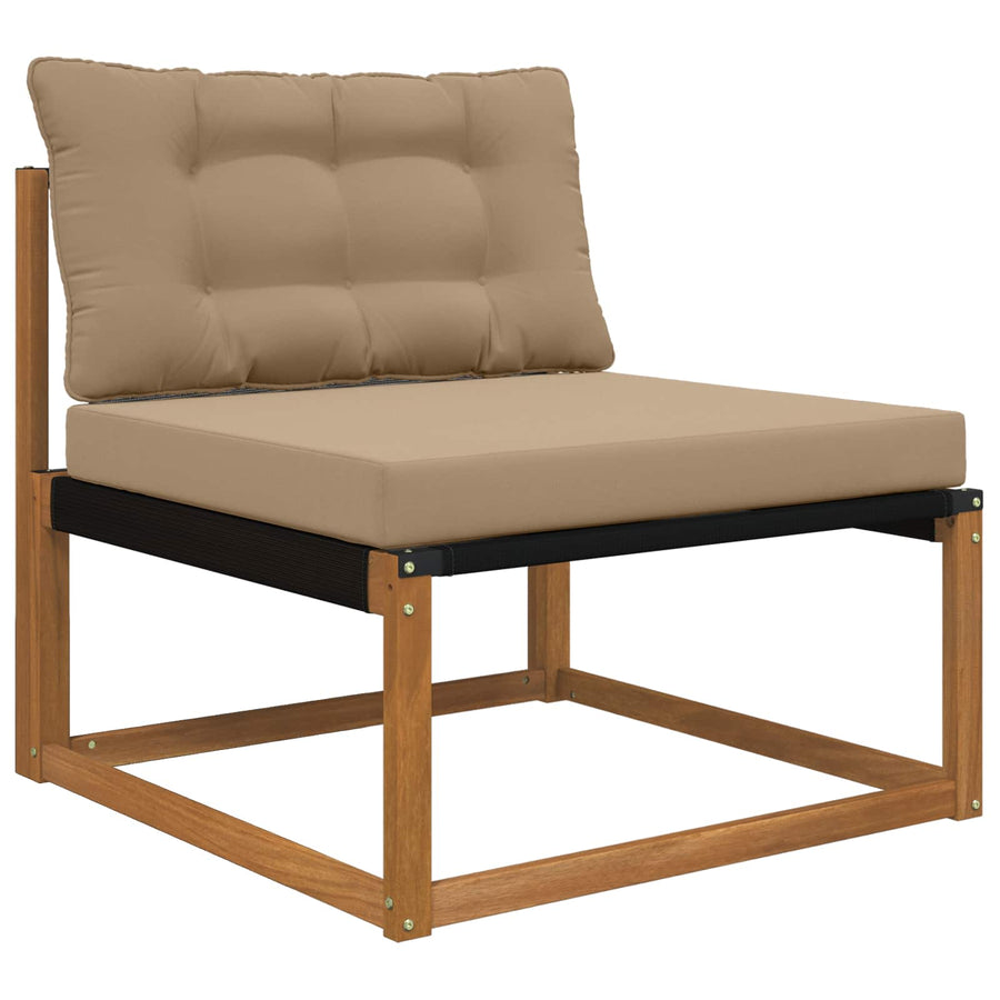Buiten bankkussen 2 pcs Taupe Polyester
