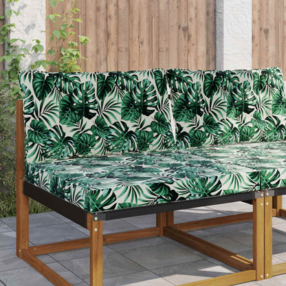 Buiten bankkussen 2 pcs Bladpatroon Polyester