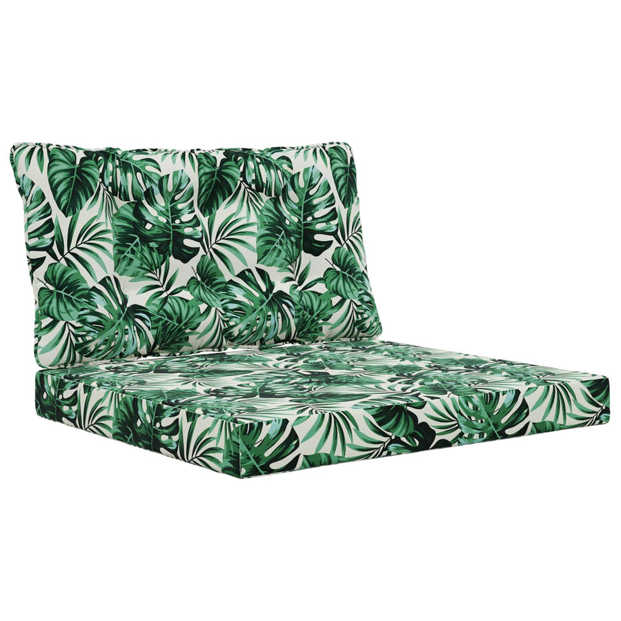 Buiten bankkussen 2 pcs Bladpatroon Polyester