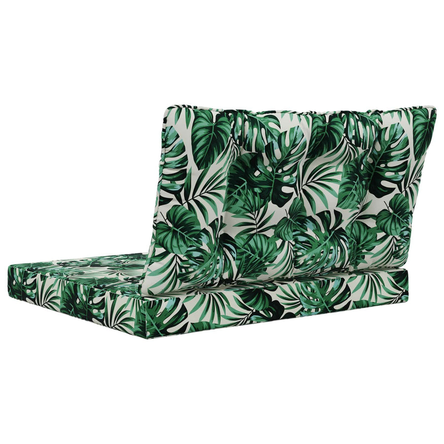 Buiten bankkussen 2 pcs Bladpatroon Polyester
